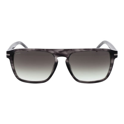 Hugo Boss Gray Men Sunglass